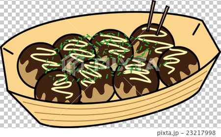 たこ焼きのイラスト素材